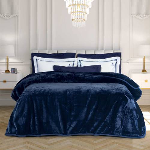 3439 ΚΟΥΒΕΡΤΑ VELOUR ΜΟΝΗ / GREENWICH POLO CLUB