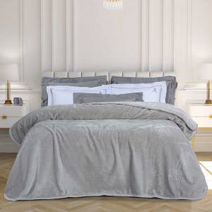 3442 ΚΟΥΒΕΡΤΑ VELOUR ΜΟΝΗ / GREENWICH POLO CLUB