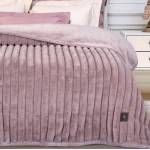 3478 ΚΟΥΒΕΡΤΑ ΥΠΕΡΔΙΠΛΗ FAUX FUR-FLANNEL / GREENWICH POLO CLUB