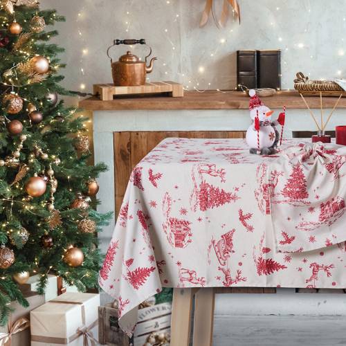 0772 ΤΡΑΠΕΖΟΜΑΝΤΗΛΟ 140Χ220 / DAS HOME Christmas