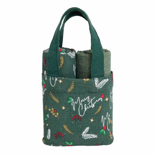 0912 ΠΟΤΗΡΟΠΑΝΑ ΣΕΤ 2ΤΜΧ 45X65 / DAS HOME Christmas