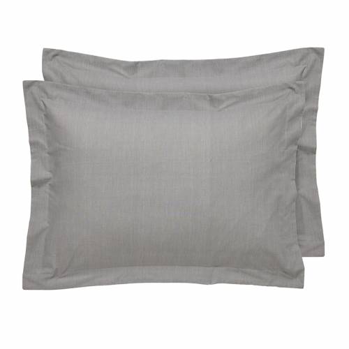 5452 ΖΕΥΓΟΣ ΜΑΞΙΛΑΡΟΘΗΚΕΣ GREY / DAS HOME