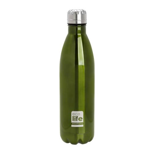 ΜΕΤΑΛΛΙΚΟ ΜΠΟΥΚΑΛΙ ΘΕΡΜΟΣ ΠΡΑΣΙΝΟ 750ml / ECOLIFE ΜΕΤΑΛΛΙΚΟ ΜΠΟΥΚΑΛΙ ΘΕΡΜΟΣ ΠΡΑΣΙΝΟ 750ml / ECOLIFE