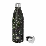 ΜΕΤΑΛΛΙΚΟ ΜΠΟΥΚΑΛΙ ΘΕΡΜΟΣ 500ml OLIVE / ECOLIFE ΜΕΤΑΛΛΙΚΟ ΜΠΟΥΚΑΛΙ ΘΕΡΜΟΣ 500ml OLIVE / ECOLIFE