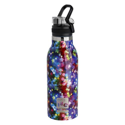 ΜΕΤΑΛΛΙΚΟ ΘΕΡΜΟΣ 550ml STARDUST / ECOLIFE ΜΕΤΑΛΛΙΚΟ ΘΕΡΜΟΣ 550ml STARDUST / ECOLIFE