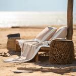Πετσέτα θαλάσσης 90x170cm GOFIS HOME Coral sense Sand / Vanilla 519/ 06 Πετσέτα θαλάσσης 90x170cm GOFIS HOME Coral sense Sand / Vanilla 519/ 06