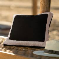 Μαξιλαροθήκη 43X43cm GOFIS HOME  Coral sense Black Coal / Sand 519/ 14