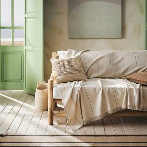 Ριχτάρι Τριθέσιου 220x300cm GOFIS HOME / Izara Natural/Grey 185/05