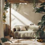 Ριχτάρι Πολυθρόνας 180x180cm GOFIS HOME / Eliena Smoke Green 402/07