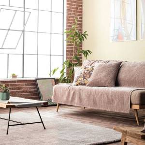 Ριχτάρι Τετραθέσιο 180X350 / GOFIS HOME Καφέ 421/13