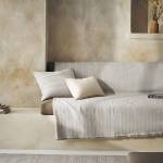 Ριχτάρι Τριθέσιου 180x310cm GOFIS HOME / Laurel Rock Grey 731/14
