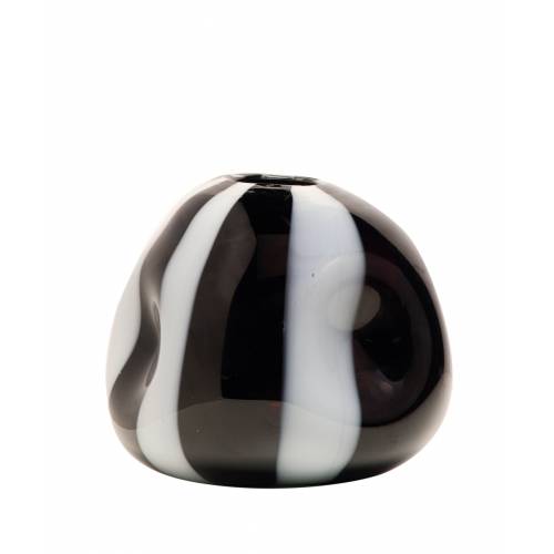 VASE 244 ΓΥΑΛΙΝΟ ΒΑΖΟ (ΔΙΑΜ 21-ΥΨΟΣ 18 εκατ) / KENTIA