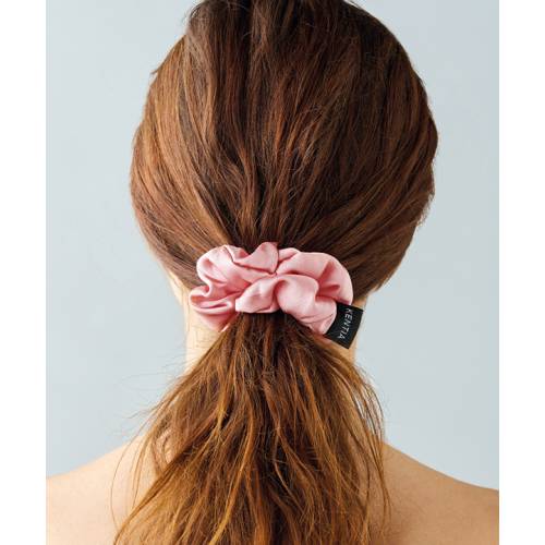 SILK SCRUNCHIE 18 ΚΟΚΚΑΛΑΚΙ ΜΑΛΛΙΩΝ 100% PURE SILK 16mm / ΚΕΝΤΙΑ