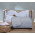 Παπλώματοθήκη ΚΟΥΝΙΑΣ 110X150 SILVER GREY / NEF-NEF Baby Παπλώματοθήκη ΚΟΥΝΙΑΣ 110X150 SILVER GREY / NEF-NEF Baby