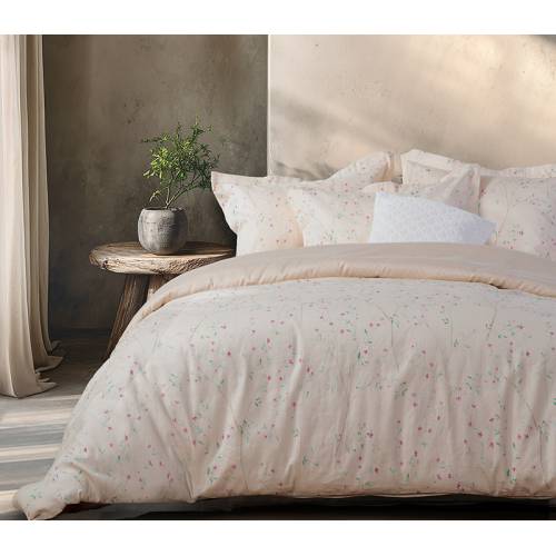 ΣΕΤ ΠΑΠΛΩΜΑΤΟΘΗΚΗ ΒΑΜΒΑΚΟΣΑΤΕΝ ΥΠΕΡΔΙΠΛΗ KIARA 240X230 / NEF-NEF HOMEWARE