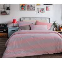 ΣΕΤ ΣΕΝΤΟΝΙΑ ΒΑΜΒΑΚΕΡΑ ΜΟΝΑ CASUAL STRIPE ΜΕ ΛΑΣΤΙΧΟ ECRU / NEF-NEF HOMEWARE