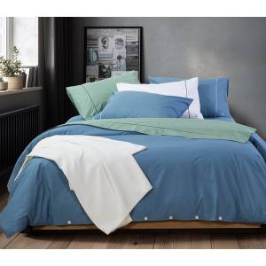 ΣΕΤ ΠΑΠΛΩΜΑΤΟΘΗΚΗ ΒΑΜΒΑΚΕΡΗ ΥΠΕΡΔΙΠΛΗ NAUTICA - NAU WAVE SOLID SILVER 240X220