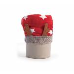 ΧΡΙΣΤΟΥΓΕΝΝΙΑΤΙΚΟ ΚΑΛΑΘΙ ΜΕ ΔΙΑΚΟΣΜΗΤΙΚΟ ΡΙΧΤΑΡΙ CHRISTMAS STARLIGHT 110X140 / NEF-NEF HOMEWARE Xmas