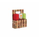 ΧΡΙΣΤΟΥΓΕΝΝΙΑΤΙΚΟ ΚΑΛΑΘΙ NUTCRACKER ΜΕ ΠΟΤΗΡΟΠΑΝΑ ΣΕΤ 3ΤΜΧ / NEF-NEF HOMEWARE Xmas