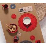 ΧΡΙΣΤΟΥΓΕΝΝΙΑΤΙΚΟ ΣΟΥΒΕΡ SNOW FELT 4 TMX GREY / NEF-NEF HOMEWARE Xmas