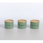 ΔΟΧΕΙΟ ΑΠΟΗΘΗΚΕΥΣΗΣ ΣΕΤ 3 ΤΜΧ 12X12X8,8 COFFEE-TEA-SUGAR / NEF-NEF HOMEWARE