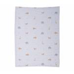 ΒΡΕΦΙΚΗ ΚΟΥΒΕΡΤΑ ΠΙΚΕ AΓΚΑΛΙΑΣ JUNGLE IN MOTION 80X110 / NEF-NEF HOMEWARE Baby