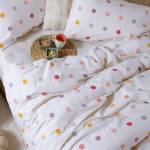 Σετ Σεντόνια Παιδικά Μονά με Λάστιχο Dots Ecru 170x260 / NEF-NEF Kids Σετ Σεντόνια Παιδικά Μονά με Λάστιχο Dots Ecru 170x260 / NEF-NEF Kids