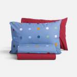 Σετ Σεντόνια Παιδικά Μονά με Λάστιχο Dots Blue 170x260 / NEF-NEF Kids Σετ Σεντόνια Παιδικά Μονά με Λάστιχο Dots Blue 170x260 / NEF-NEF Kids