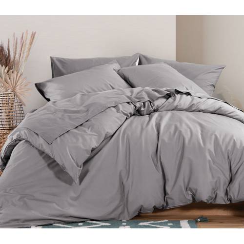 Παπλωματοθήκη Βαμβακερή Μονή Basic-22 L.GREY 160x240 / NEF-NEF Παπλωματοθήκη Βαμβακερή Μονή Basic-22 L.GREY 160x240 / NEF-NEF
