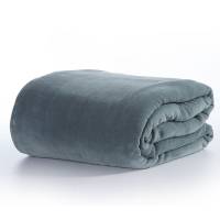 ΚΟΥΒΕΡΤΑ FLEECE COSY dusty blue ΜΟΝΗ / NEF-NEF