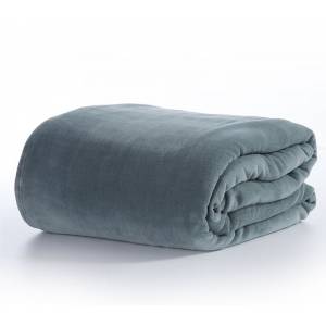 ΚΟΥΒΕΡΤΑ FLEECE COSY dusty blue ΜΟΝΗ / NEF-NEF