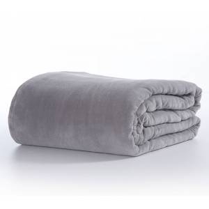 ΚΟΥΒΕΡΤΑ FLEECE COSY l.grey ΥΠΕΡΔΙΠΛΗ / NEF-NEF