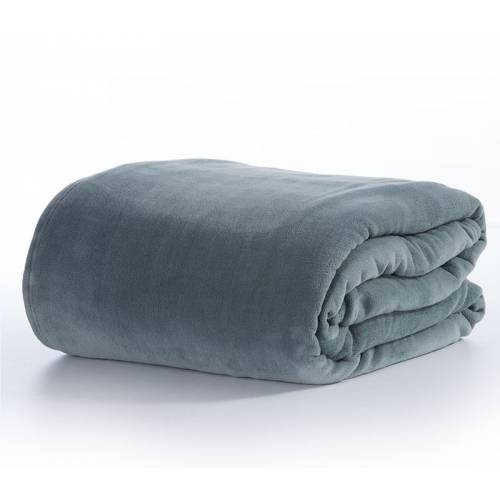 ΚΟΥΒΕΡΤΑ FLEECE COSY dusty blue ΥΠΕΡΔΙΠΛΗ / NEF-NEF