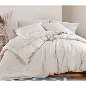 Παπλωματοθήκη Βαμβακερή Μονή Basic-22 CREAM 160x240 / NEF-NEF