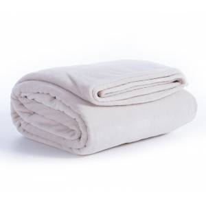 ΚΟΥΒΕΡΤΑ FLEECE COSY ecru ΥΠΕΡΔΙΠΛΗ / NEF-NEF
