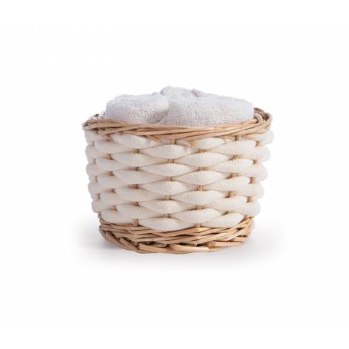 ΚΑΛΑΘΑΚΙ BORRA ΜΕ ΛΑΒΕΤΕΣ CREAM ΣΕΤ 5ΤΜΧ / NEF-NEF HOMEWARE
