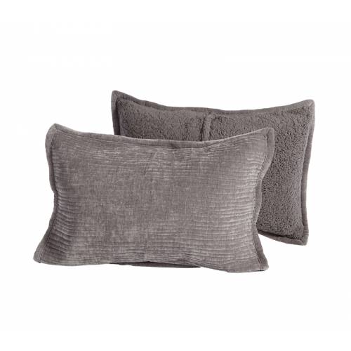 Μαξιλαροθήκη Elements - Brave Σετ 2τεμ. GREY 52x72 / NEF-NEF