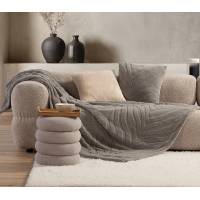 Κουβερτάκι καναπέ GREY BERIEN 130X180 / NEF-NEF