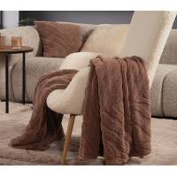 Κουβερτάκι καναπέ BROWN BERIEN 130X180 / NEF-NEF