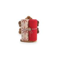 ΧΡΙΣΤΟΥΓΕΝΝΙΑΤΙΚH ΒΑΣΗ SNOWFLAKE ΜΕ ΠΟΤΗΡΟΠΑΝΑ 2ΤΜΧ 40Χ70 / NEF-NEF HOMEWARE Xmas