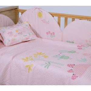 ΒΡΕΦΙΚΗ ΚΟΥΒΕΡΤΑ ΠΙΚΕ ΚΟΥΝΙΑΣ SPRING HAPPINESS 110X150 / NEF-NEF HOMEWARE Baby