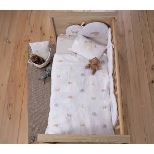 ΒΡΕΦΙΚΗ ΚΟΥΒΕΡΤΑ ΠΙΚΕ AΓΚΑΛΙΑΣ JUNGLE IN MOTION 80X110 / NEF-NEF HOMEWARE Baby