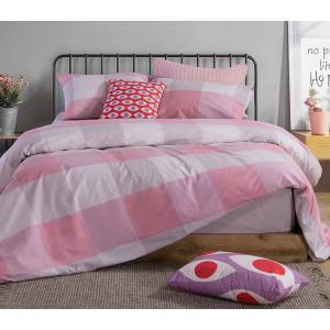 ΣΕΤ ΣΕΝΤΟΝΙΑ ΥΠΕΡΔΙΠΛΑ CASUAL CHECK ΜΕ ΛΑΣΤΙΧΟ / NEF-NEF HOMEWARE