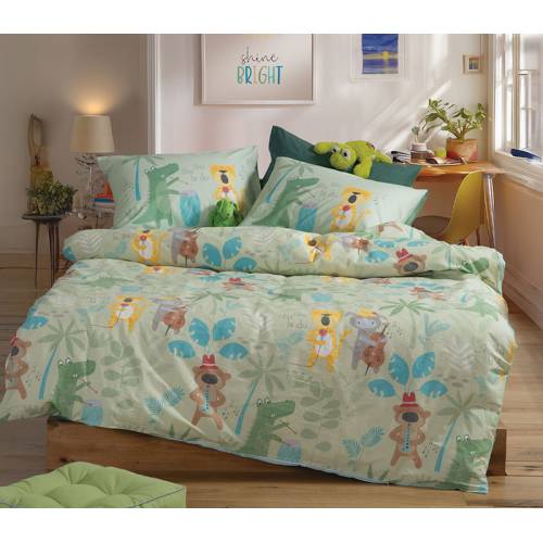 ΠΑΙΔΙΚΑ ΣΕΤ ΣΕΝΤΟΝΙΑ ΜΟΝΑ JUNGLE MUSIC 170X260 / NEF-NEF HOMEWARE Kids ΠΑΙΔΙΚΑ ΣΕΤ ΣΕΝΤΟΝΙΑ ΜΟΝΑ JUNGLE MUSIC 170X260 / NEF-NEF HOMEWARE Kids