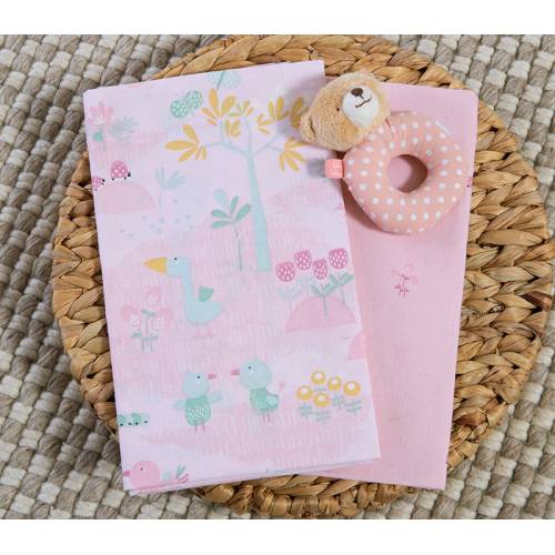 ΒΡΕΦΙΚΑ ΣΕΤ ΣΕΝΤΟΝΙΑ ΛΙΚΝΟΥ 2ΤΜΧ SPRING HAPPINESS  / NEF-NEF HOMEWARE Baby
