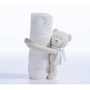 ΚΟΥΒΕΡΤΑΚΙ ΜΕ ΑΡΚΟΥΔΑΚΙ TEDDY 75X100 / NEF-NEF HOMEWARE Baby