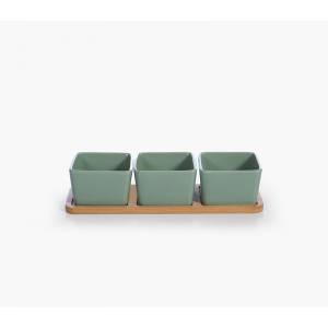 ΜΠΩΛ ΣΕΤ 3 ΤΜΧ ΜΕ ΔΙΣΚΟ SAGE / NEF-NEF HOMEWARE