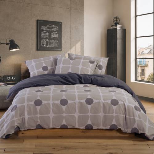 Σετ Σεντόνια Βαμβακερά Υπέρδιπλα με Λάστιχο Casual Coreo / NEF-NEF Σετ Σεντόνια Βαμβακερά Υπέρδιπλα με Λάστιχο Casual Coreo / NEF-NEF