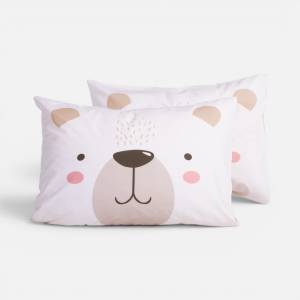 Μαξιλαροθήκη Happy Bear / NEF-NEF Kids