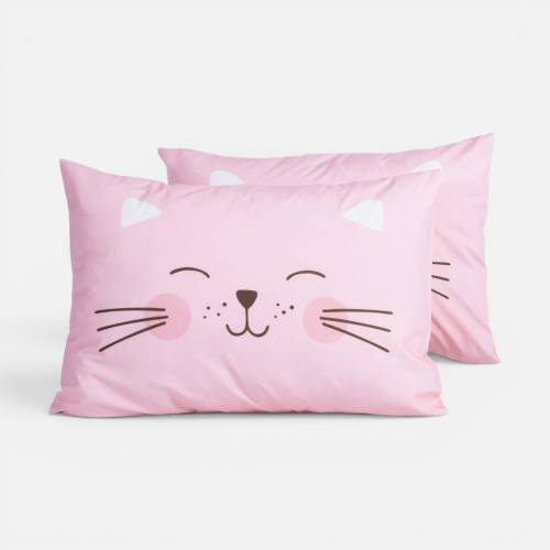 Μαξιλαροθήκη Happy Cat / NEF-NEF Kids